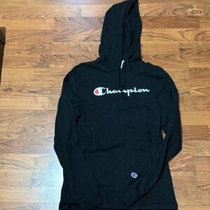 Champion Black Long Sleeve Hoodie
